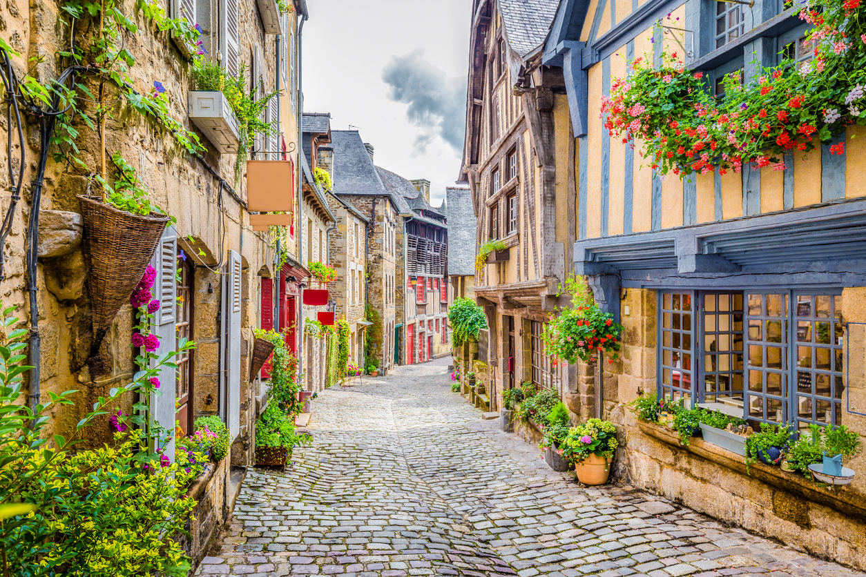 Scenic streets of Europe