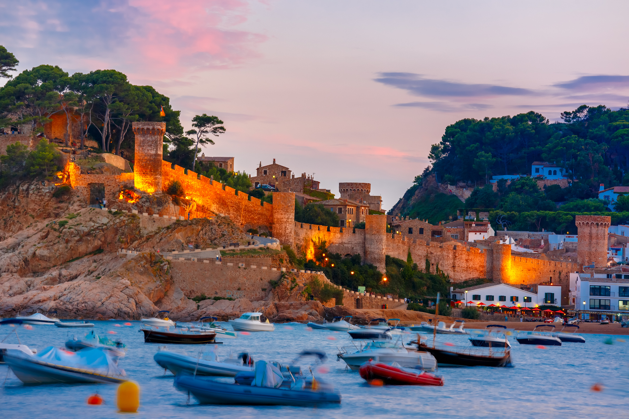 Tossa de Mar on the Costa Brava,